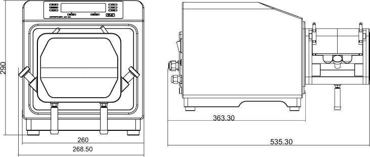BP01 with LPH01 pump head BP01 with LPH01 pump head