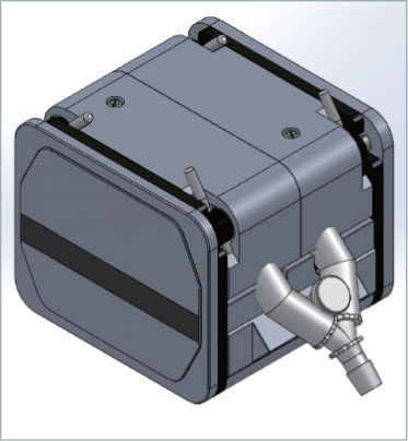 LPH pump head with double tubing LPH pump head with double tubing