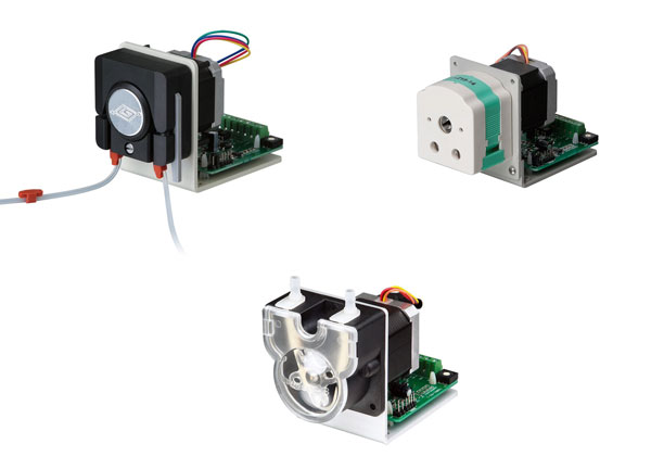 Precise peristaltic pumps with stepper motor Precise peristaltic pumps with stepper motor