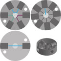 Valve head configurations rotary valves